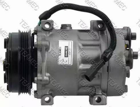 Teamec 8600203 - Compressor, air conditioning autospares.lv