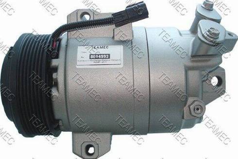 Teamec 8614993 - Compressor, air conditioning autospares.lv