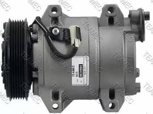 Teamec 8614984 - Compressor, air conditioning autospares.lv