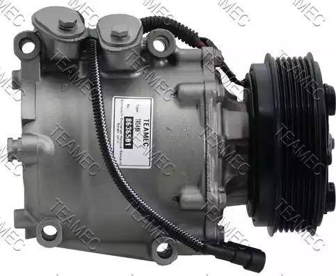 Teamec 8636501 - Compressor, air conditioning autospares.lv