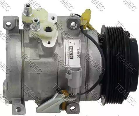 Teamec 8638796 - Compressor, air conditioning autospares.lv