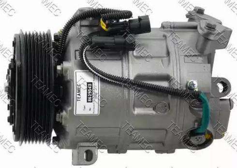 Teamec 8629543 - Compressor, air conditioning autospares.lv