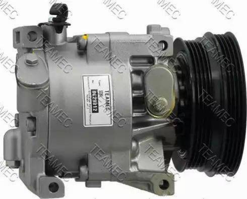 Teamec 8629812 - Compressor, air conditioning autospares.lv