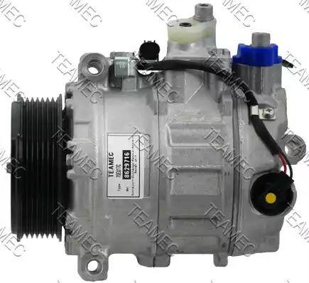 Teamec 8629716 - Compressor, air conditioning autospares.lv