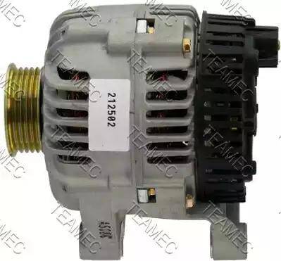 Teamec 212502 - Alternator autospares.lv