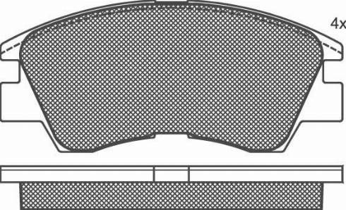 BENDIX 572216 - Brake Pad Set, disc brake autospares.lv