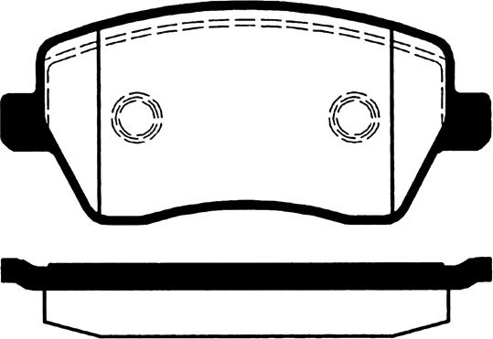Technika 01513 - Brake Pad Set, disc brake autospares.lv