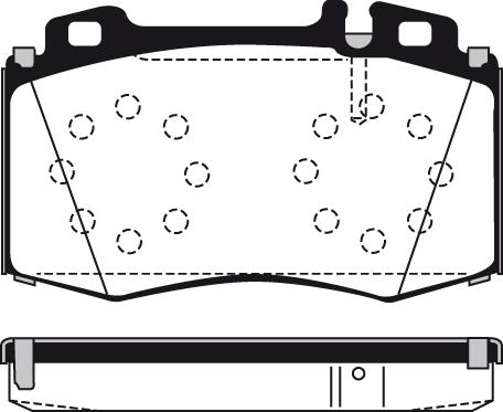 Technika 01603 - Brake Pad Set, disc brake autospares.lv