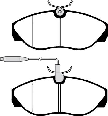 Jurid HQJ2116A - Brake Pad Set, disc brake autospares.lv