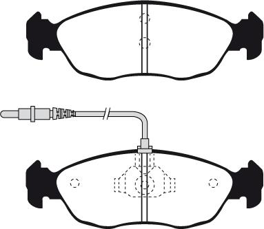 BOSCH 0 986 561 764 - Brake Pad Set, disc brake autospares.lv