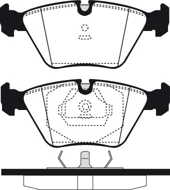 Technika 01086 - Brake Pad Set, disc brake autospares.lv