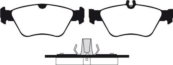 Technika 01144 - Brake Pad Set, disc brake autospares.lv