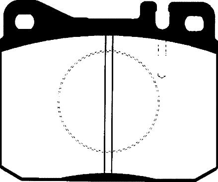 Technika 01121 - Brake Pad Set, disc brake autospares.lv