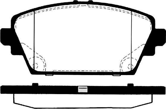 Spidan 32787 - Brake Pad Set, disc brake autospares.lv