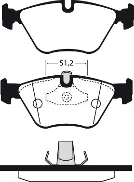Technika 01311 - Brake Pad Set, disc brake autospares.lv