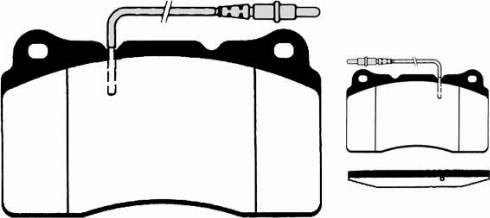 HELLA PAGID T5146 - Brake Pad Set, disc brake autospares.lv