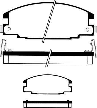 Valeo 551759 - Brake Pad Set, disc brake autospares.lv