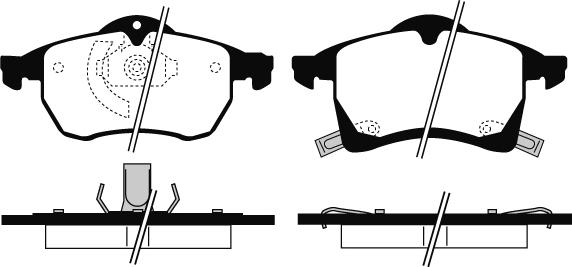 Technika 01231 - Brake Pad Set, disc brake autospares.lv