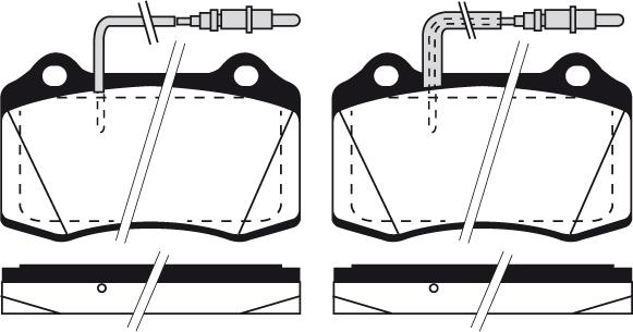 Technika 01277 - Brake Pad Set, disc brake autospares.lv