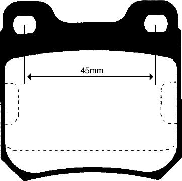 Technika 02157 - Brake Pad Set, disc brake autospares.lv