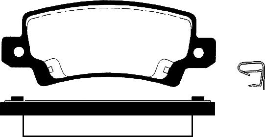 Technika 02144 - Brake Pad Set, disc brake autospares.lv