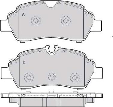 Technika 02312B - Brake Pad Set, disc brake autospares.lv