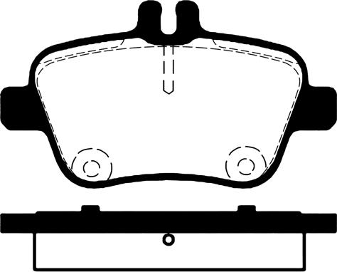 Technika 02333 - Brake Pad Set, disc brake autospares.lv