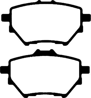 Technika 02294A - Brake Pad Set, disc brake autospares.lv