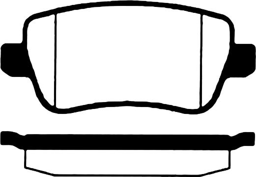 Technika 02264A - Brake Pad Set, disc brake autospares.lv