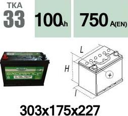 Technika TKA33 - Starter Battery autospares.lv