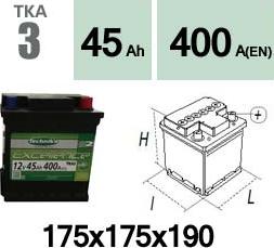 Technika TKA3 - Starter Battery autospares.lv