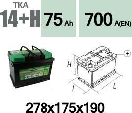 Technika TKA14+H - Starter Battery autospares.lv