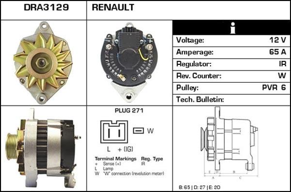 Technika A21708 - Alternator autospares.lv