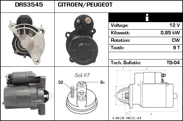 Technika D63009 - Starter autospares.lv