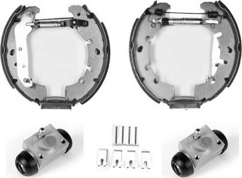 Technika KP9021 - Brake Shoe Set autospares.lv