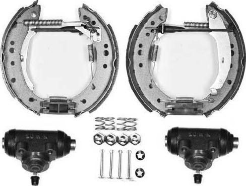 Technika KP6631 - Brake Shoe Set autospares.lv