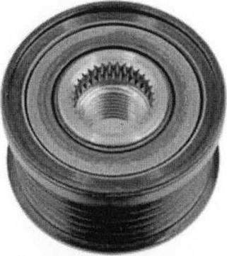 Technox TA24501 - Pulley, alternator, freewheel clutch autospares.lv