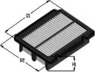 Tecneco Filters AR96536696PM-J - Air Filter, engine autospares.lv