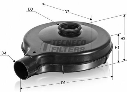 Tecneco Filters AR910 - Air Filter, engine autospares.lv