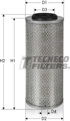 Tecneco Filters AR494-I - Air Filter, engine autospares.lv