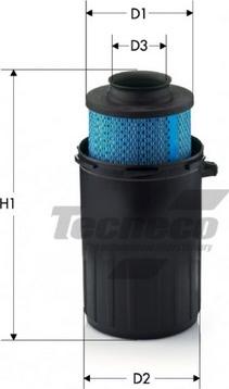 Tecneco Filters AR505-I - Air Filter, engine autospares.lv