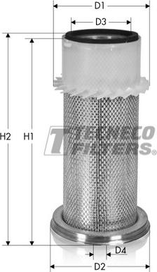 Tecneco Filters AR581-I - Air Filter, engine autospares.lv
