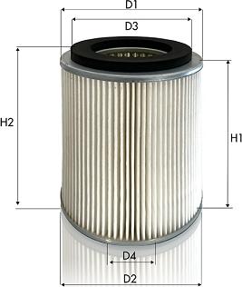 Tecneco Filters AR579-I - Air Filter, engine autospares.lv