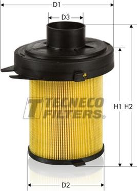 Tecneco Filters AR854 - Air Filter, engine autospares.lv