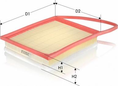 Tecneco Filters AR3585PM-S - Air Filter, engine autospares.lv