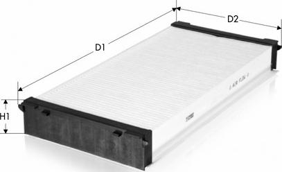 Tecneco Filters CK5846 - Filter, interior air autospares.lv