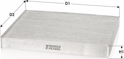 Tecneco Filters CK22011 - Filter, interior air autospares.lv