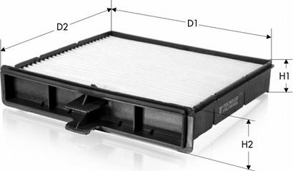 Tecneco Filters CK10067 - Filter, interior air autospares.lv