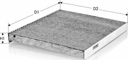 Tecneco Filters CK5823-C - Filter, interior air autospares.lv