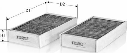 Tecneco Filters CK23005-C-2 - Filter, interior air autospares.lv